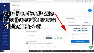 Cara Daftar Akun Vultr Dengan Free Credit | How To Register Account Vultr