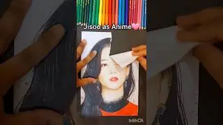 Draw Jisoo but as Anime🩷,that idea was cool 