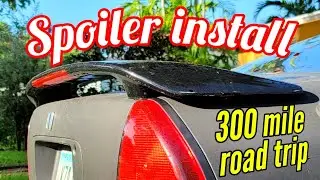 OEM spoiler Install 96 Honda Prelude | road trip across the Everglades