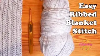 Easy & Quick Crochet Blanket - Ribbed Repeat! Perfect for chunky yarns