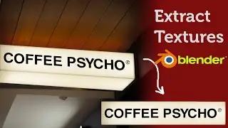 How to extract textures from any image  in Blender3D