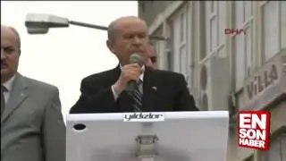 Bahçeli'nin Tekirdağ mitingi gafı