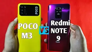 Poco M3  vs Redmi Note 9 Speed Test & Camera Comparison |