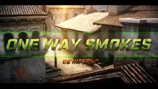 ONE WAY СМОКИ НА КАРТЕ INFERNO // ONE WAY SMOKES ON INFERNO (CSGO GUIDE)