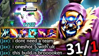 THIS JAX BUILD CAN SOLO CARRY EVERY GAME (I DROPPED 31/1)