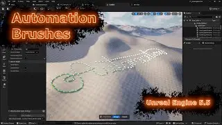 Custom Automation Brushes using Splines in Unreal Engine