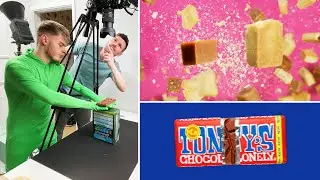 Filming a Chocolate bar Commercial at home!