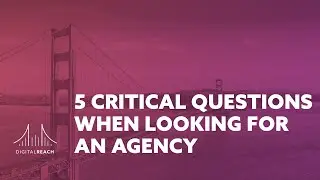 5 critical questions when looking for an agency