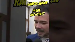 GABRIEL RUFIAN VOX PP RAC1STAS !!! #gabriel #rufian #cataluña #catalunya #politica #psoe  #shorts