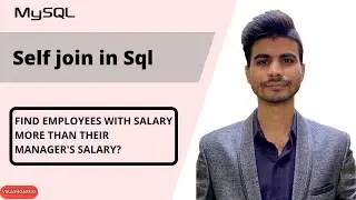 Self join in Sql