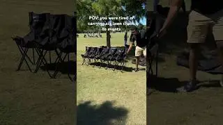 This bench is a lifesaver! #bigfamily #outdoors #camping #soccer #ronaldo