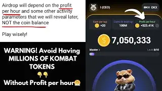 Hamster Kombat Tokens: How to Avoid Zero Airdrop Disaster - #HamsterKombatUpdate