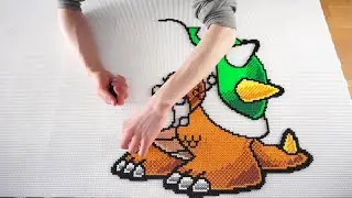 Pixel Art - BOWSER (Perler Beads) (Paper Mario)