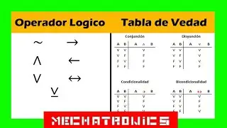 Tabla de Verdad y Operadores Logicos: Clase 2- Mechatronics
