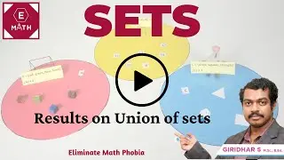 Results on Union of Sets.