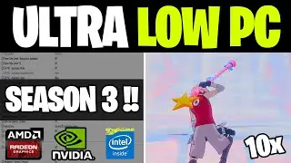How to Get Potato Graphics in Fortnite! (Max FPS + 0 Delay) In Intel & AMD GPU ✅