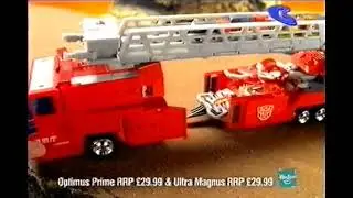Transformers Robots In Disguise Optimus Prime and Ultra Magnus UK TV toy advert