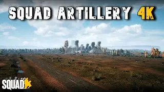 SQUAD | Artillery on Yehorivka Airfield | 4k MAX SETTINGS