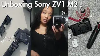 SONY ZV-1 II Unboxing | my first vlogging camera + mini review