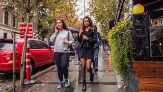 Rainy Walking Tour in İstanbul Beşiktaş【4K】