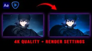 4K Quality Tutorial | How to Upscale & Render (Topaz, After Effects)