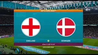PES 2021 | England vs Denmark | UEFA Nations League | Gameplay PC #1