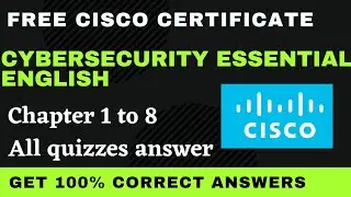 Cybersecurity essential cisco Quiz Answer 2021 | Chapter 1 to 8 All quiz with answers Cisco