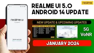 [Good News] New Update | Realme UI 5.0 Android 14 Update January 2024 | Upcoming updates Q1 Device
