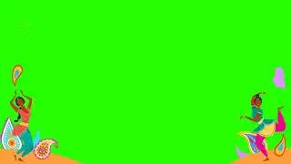 Holi Special Animation || Green Screen || By Green Screen Tutorial || #GreenScreen