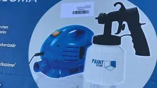 Unboxing Pistola de Pintura Pulverizador Compressor Tinta Verniz 110v