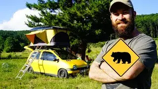 AYI DIŞKILARI OLAN YAYLADA ARABAYLA KAMP YAPMAK (car camping)