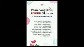 Instal roli dan nikmati hadiahnya