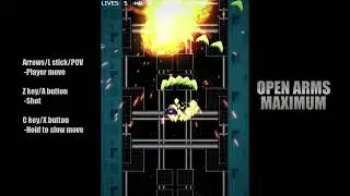 [自作ゲーム] OPEN ARMS MAXIMUM stage1 Hi-Scoring demo play