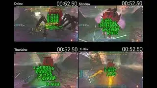 What is ARK Official PVE’s best boss fighting Dino? (DPS test) (non-dragon) (capped boss lines)