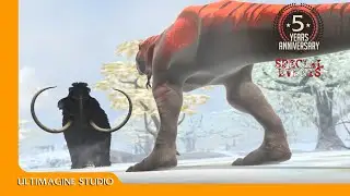 Mammoth VS T rex : Dinosaurs Battle Special 