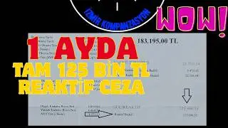 ⛔1 ayda tam 125 BİN TL REAKTİF BEDEL CEZASI⛔ Fatura analizi için ulaşınız www.izmirkompanzasyon.com