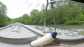 Langkawi - Heading out to Kilim Geoforest Park 240524 (360 video)
