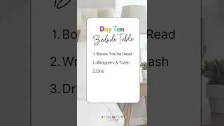 Declutter Your Bedroom Tables!