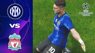 INTER MILAN VS LIVERPOOL | UEFA CHAMPIONS LEAGUE 2022 | EFOOTBAL PES 2021 GAMEPLAY | UCL LEG-2