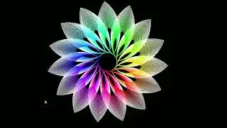 Superb Graphics 🪷🌈 With Python Turtle🐢 | Awesome  Flower Graphics | 