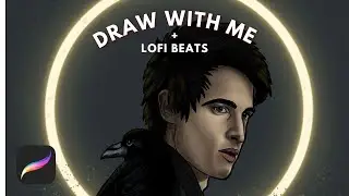 Draw with me on Procreate Timelapse Video | Morpheus The Sandman
