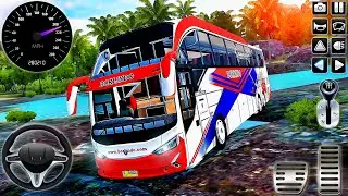 Real City Euro Coach Bus Driving Simulator 3D 2024 : Android GamePlay