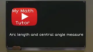 ALEKS | Arc length and central angle measure