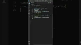 How to Draw Smiley Face In Python Turtle 014 #python #pythontutorial #pythonprojects #smileyface