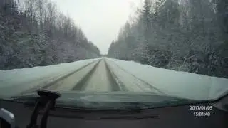 Занос из-за колеи