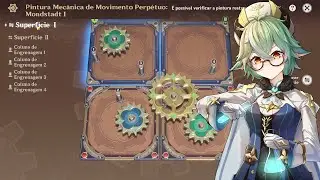 PINTURA MECÂNICA DE MOVIMENTO PERPÉTUO: INVOCADOR - GENSHIN IMPACT