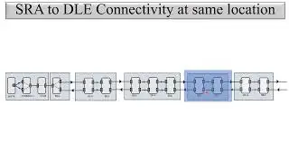 Physical Connectivity between Ciena SRA to DLE  in Signal Flow of DWDM