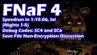 FNaF 4 - Nights 1-5 Speedrun in 