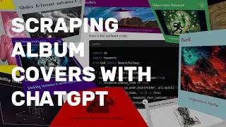 Scraping album covers from my netlabel with ChatGPT
