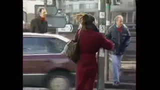 Bad Weather | Gales in London | 1980s Gales | Person blown over | TN-88-023-003